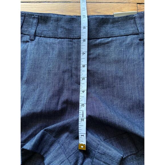 EXPRESS Gray Lightweight Cotton Cuffed Shorts sz 10 (NWT) - Picture 7 of 10